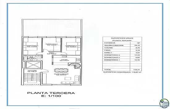 Builders special offer! 4 apartments building with building plans.