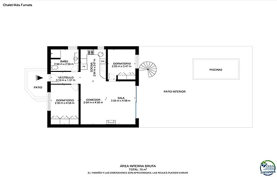 Villa rez-de-chaussée dans le quartier exclusif de Mas Fumats où vous pourrez passer des moments ino