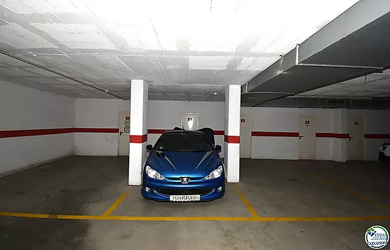 Underground parking with storage room