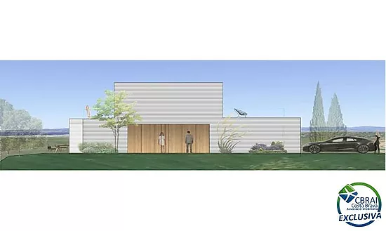 Project : Plot with a modern 3 bedrooms house