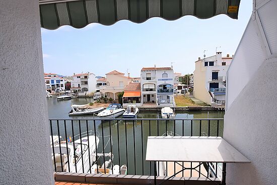 Empuriabrava, for rent, apartment with 1 bedroom, canal's view, near center and beach