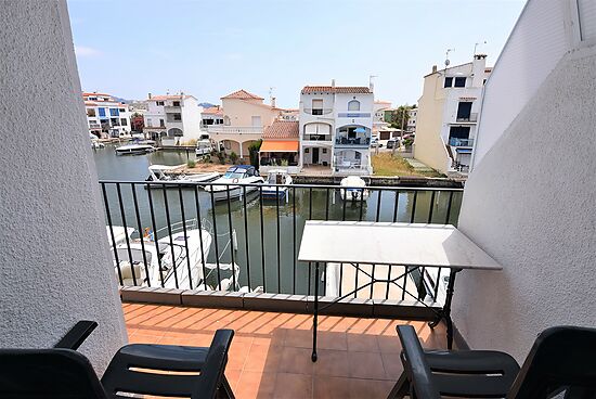 Empuriabrava, for rent, apartment with 1 bedroom, canal's view, near center and beach